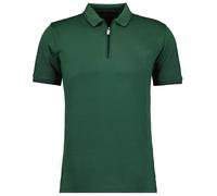 Poloshirt RAGMAN, Herren, Gr. L, grün (dunkelgrün, 357), Piqué, 52% Baumwolle, 45% Polyester, 3% Elasthan, regular fit, ohne Ausschnitt, Shirts (15358019-L) dunkelgrün, 357