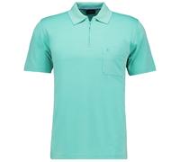 RAGMAN Softknit Regular Fit Poloshirt Kurzarm jade