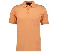Ragman Herren Poloshirt Softknit Regular Fit mit Brusttasche Kurzarm Apricot