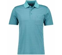 Poloshirt RAGMAN, Herren, Gr. L, smaragd, Piqué, 61% Baumwolle, 39% Polyester, regular fit, ohne Ausschnitt, Shirts (60650912-L) smaragd