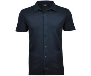 Poloshirt RAGMAN, Herren, Gr. M, blau (dunkelblau, 711), Popeline, Baumwolle, regular fit, ohne Ausschnitt, Shirts (37448020-M) dunkelblau, 711