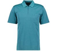 RAGMAN Softknit Regular Fit Poloshirt Kurzarm grün