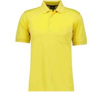 RAGMAN Softknit Regular Fit Poloshirt Kurzarm gelb