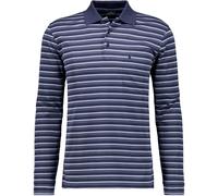 RAGMAN Regular Fit Longsleeve Poloshirt marine, Gestreift