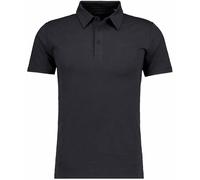 Poloshirt RAGMAN, Herren, Gr. M, schwarz, Piqué, 96% Baumwolle 4% Elasthan, regular fit, ohne Ausschnitt, Shirts (67156912-M) schwarz