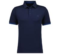 Poloshirt RAGMAN, Herren, Gr. S, blau (dunkelblau, 711), Piqué, 52% Baumwolle, 45% Polyester, 3% Elasthan, regular fit, ohne Ausschnitt, Shirts (69095828-S) dunkelblau, 711