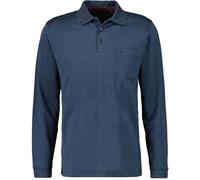 RAGMAN Herren Poloshirt Langarm Marine-070, S
