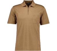 Poloshirt RAGMAN, Herren, Gr. S, braun (kastanie, 089), Piqué, 60% Baumwolle 40% Polyester, regular fit, ohne Ausschnitt, Shirts (91205819-S) kastanie, 089