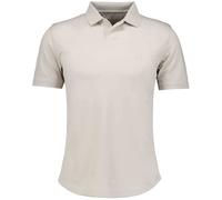 Poloshirt RAGMAN, Herren, Gr. XL, beige (silber), Piqué, 52% Baumwolle 45% Polyester 3% Elasthan, regular fit, ohne Ausschnitt, Shirts (86213925-XL) silber