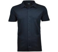 RAGMAN Regular Fit Hemd Kurzarm dunkelblau