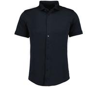 Poloshirt RAGMAN, Herren, Gr. XL, schwarz, Popeline, 61% Baumwolle, 39% Polyester, regular fit, ohne Ausschnitt, Shirts (44476750-XL) schwarz