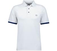 RAGMAN Modern Fit Poloshirt Kurzarm weiss