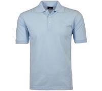 RAGMAN Regular Fit Poloshirt Kurzarm hellblau