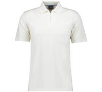 RAGMAN Softknit Regular Fit Poloshirt Kurzarm weiss