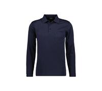 RAGMAN Herren Softknit-Polo mit Brusttasche, Langarm
