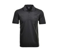 Poloshirt RAGMAN "Poloshirt Softknit-Polo", Herren, Gr. 3XL, grau (dunkelgrau), Obermaterial: 70% Baumwolle CO. 30% Polyester PES., Shirts (77686963-XXXL) dunkelgrau