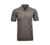 Poloshirt RAGMAN "Poloshirt Softknit-Polo", Herren, Gr. 8XL, braun, Obermaterial: 70% Baumwolle CO. 30% Polyester PES., Shirts (83912728-8XL) braun