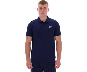 Poloshirt REEBOK "BLAZE EMBROIDERED SS POLO SHIRT", Herren, Gr. XL, vector navy, Obermaterial: 100% Baumwolle, Rundhals, Shirts (31211754-XL) vector navy