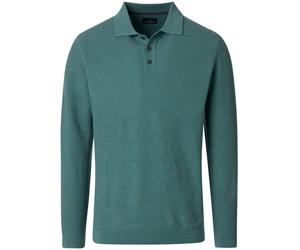 Poloshirt - Regular Fit - Langarm - grün Casa Moda