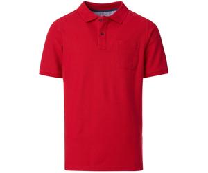Poloshirt - Regular Fit - Piqué - rot Redmond