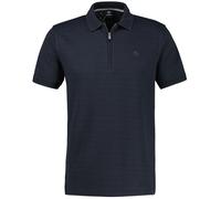 Poloshirt - Regular Fit - Struktur - Reissverschluss - dunkelblau Lerros