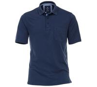 Poloshirt - Regular Fit - Wash and Wear - blau Redmond
