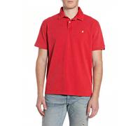 Poloshirt REPLAY, Herren, Gr. 3XL, rot, Piqué, Obermaterial: 100% Baumwolle, unifarben, regular fit hüftbedeckend, abgesteppte Kante, Shirts, aus Baumwollpiqué, Regular Fit (81523600-XXXL) rot