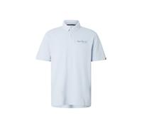 Poloshirt REPLAY "Replay M3432 Polo Shirt", Herren, Gr. L, weiß (light azure), 100% Baumwolle, unifarben, normal, amerikanischer Ausschnitt, Shirts (77800445-L) light azure