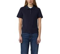Poloshirt S.OLIVER, Damen, Gr. 36, navy, Piqué, Obermaterial: 95% Baumwolle, 5% Elasthan, unifarben, regular fit normal, ohne Ausschnitt, Shirts, mit Piqué-Struktur (90403913-36) navy