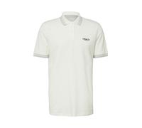 Poloshirt S.OLIVER, Damen, Gr. 3XL, weiß, Piqué, Obermaterial: 95% Baumwolle, 5% Elasthan, bedruckt, kontrastfarbene Details, regular fit normal, ohne Ausschnitt, gerader Abschluss kontrastfarben, Shi