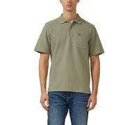 Strukturiertes Poloshirt mit Brusttasche 3XL olive 2176187.7853.3XL