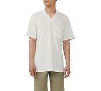 Poloshirt aus Leinenmix mit Brusttasche 3XL weiß 2165619.0120.3XL