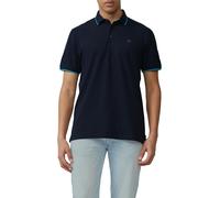 s.Oliver Poloshirt Herren Sportives Piqué mit Kontrast-Details Blau Größe L