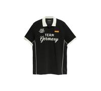 Poloshirt S.OLIVER, Herren, Gr. L, schwarz, Jersey, Obermaterial: 100% Baumwolle, bedruckt, bestickt, unifarben mit Farbeinsätzen, normal hüftbedeckend, V-Ausschnitt, Bündchen, Shirts, Sommershirt - W