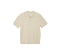 Poloshirt S.OLIVER JUNIOR, Mädchen, Gr. 146/152, light stone, Strick, Obermaterial: 50% Baumwolle, 50% Polyacryl, unifarben, lässig geschnitten hüftbedeckend, Rundhals, Bündchen, Shirts, in Strick-Opt