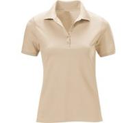 Poloshirt HEINE "Poloshirt", Damen, Gr. 46, beige (sand), 95% Baumwolle, 5% Elasthan, unifarben, Shirts (49565268-46) sand