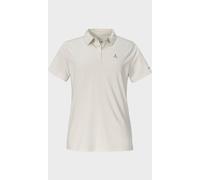 Schöffel Polo Shirt Damen Circ Tauron – kreislauffähig, schnell trocknend, leicht – Natur Gr. 40