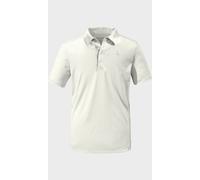 Poloshirt SCHÖFFEL "CIRC Polo Shirt Tauron M", Herren, Gr. 58, grau (9180, grau), Oberstoff: 100% Polyester, V-Ausschnitt, Shirts (91911161-58) 9180, grau