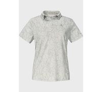 Poloshirt SCHÖFFEL "Hiking Polo Shirt Style Todra WMS", Damen, Gr. 38, beige (9040, natur), Oberstoff: 91% Polyester 9% Elasthan, V-Ausschnitt, Shirts Poloshirt (24679546-38)