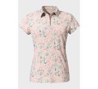 Poloshirt SCHÖFFEL "Polo Shirt Sternplatte L", Damen, Gr. 38, grün (6895, grün), Oberstoff : 90% Nylon 10% Elasthan, V-Ausschnitt, Shirts Poloshirt (86597468-38)