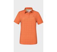 Poloshirt SCHÖFFEL "Polo Shirt Style Fraydo WMN", Damen, Gr. 38, 5115, orange, Oberstoff: 91% Polyester, 9% Elasthan, V-Ausschnitt, Shirts (90909607-38) 5115, orange