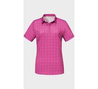 Poloshirt SCHÖFFEL "Polo Shirt Style Fraydo WMN", Damen, Gr. 40, 3305, pink, Oberstoff: 91% Polyester, 9% Elasthan, V-Ausschnitt, Shirts (55632036-40) 3305, pink