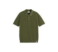 Poloshirt SCOTCH & SODA "Poloshirt Core Structured Knitted Regular Fit Polo 1er Pack", Herren, Gr. XL, grün, Obermaterial: 100% Baumwolle CO., Shirts (87882941-XL) grün