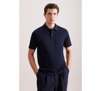 Poloshirt SEIDENSTICKER, Herren, Gr. M, blau (navy), 100% Baumwolle, unifarben, regular fit, Shirts, Polo Uni (78517243-M) navy