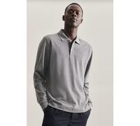 Poloshirt SEIDENSTICKER, Herren, Gr. M, grau, 100% Baumwolle, unifarben, slim fit, Shirts, Polo Uni (72998854-M) grau