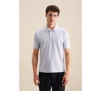 Seidensticker Regular Fit Poloshirt Kurzarm hellblau