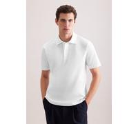 Poloshirt SEIDENSTICKER, Herren, Gr. XXL, weiß, 100% Baumwolle, unifarben, regular fit, Shirts, Polo Uni (70950004-XXL) weiß