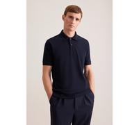 Poloshirt SEIDENSTICKER "Regular", Herren, Gr. S, blau (navy), 100% Baumwolle, unifarben, regular fit, Shirts, Polo Uni (87988947-S) navy