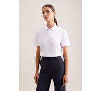 Poloshirt SEIDENSTICKER "Schwarze Rose" Gr. L, weiß Damen Shirts (88684463-L) weiß