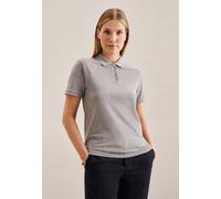 Poloshirt SEIDENSTICKER "Schwarze Rose" Gr. XL, grau Damen Shirts (68925950-XL) grau